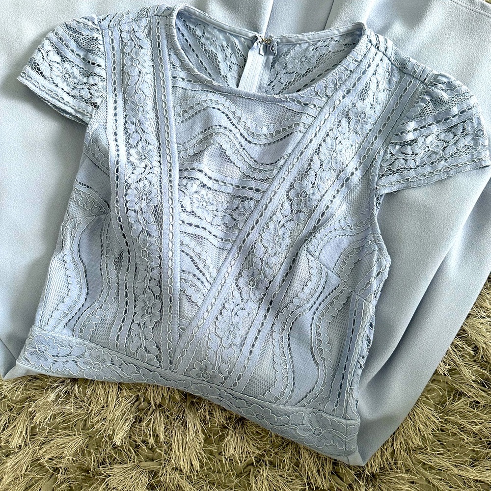 City Studio Junior’s dress in size 3 in Bluish gray.